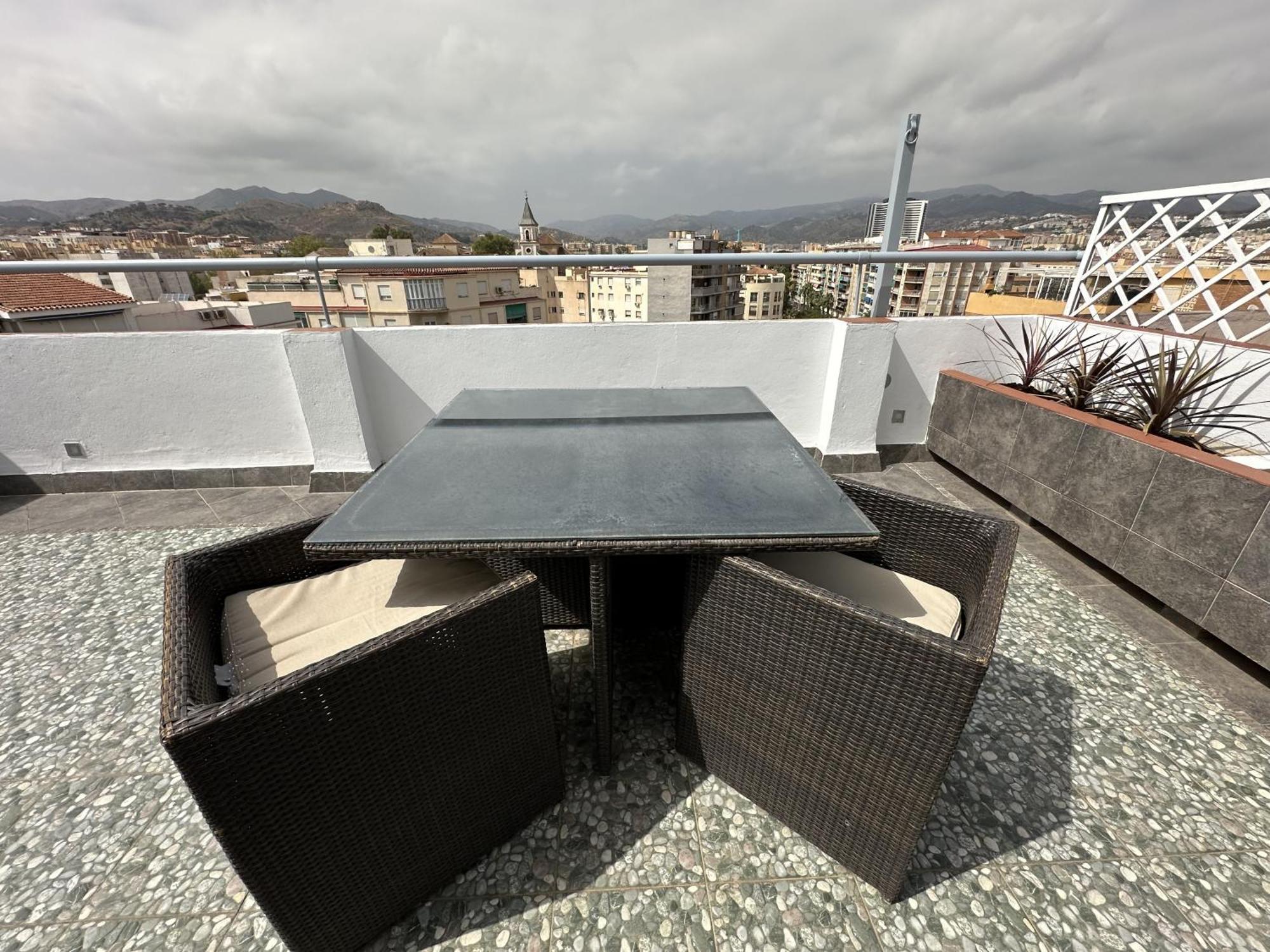 Apartamento Atico Plaza Bailen Malaga Centro Exterior foto