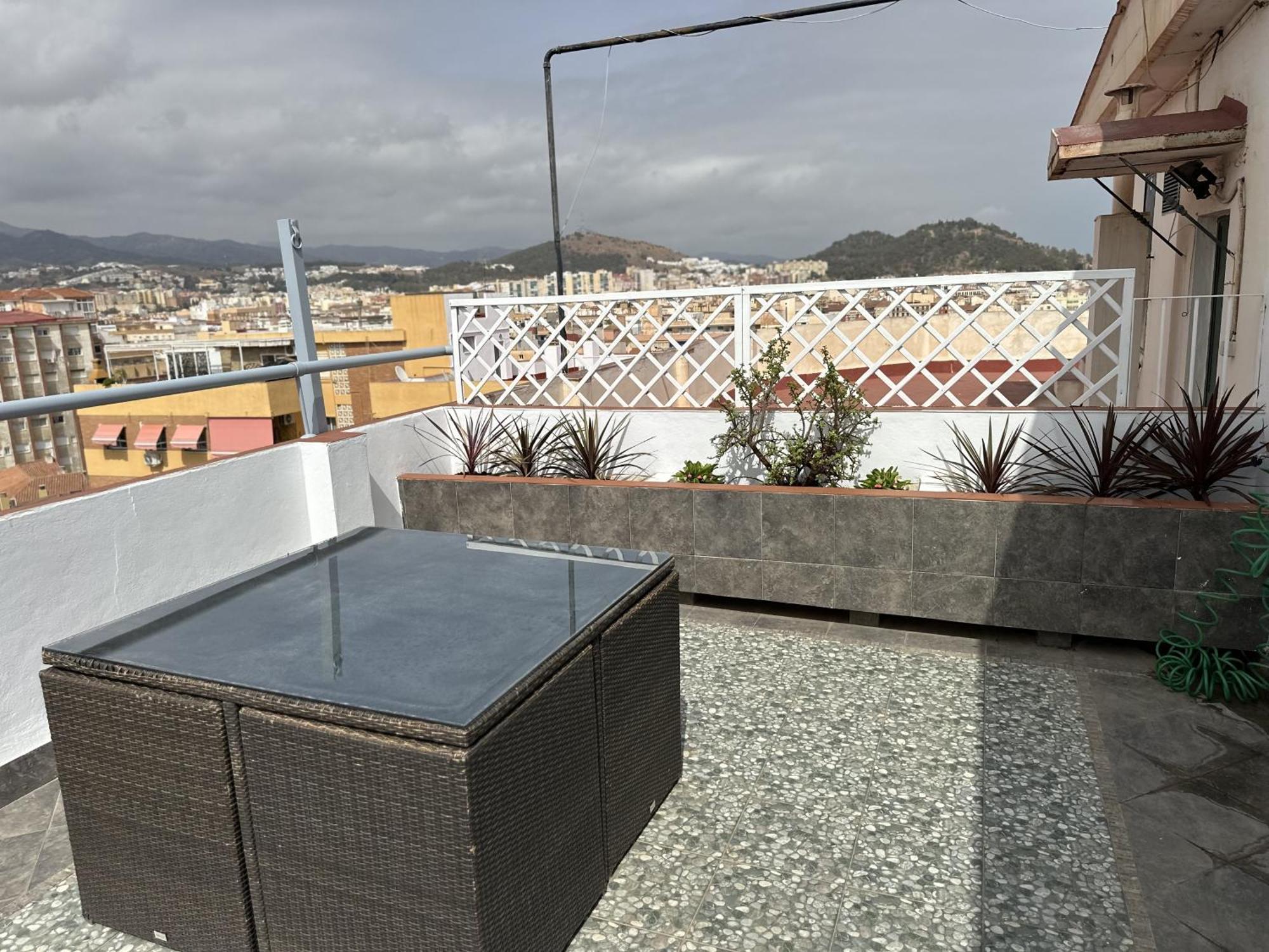 Apartamento Atico Plaza Bailen Malaga Centro Exterior foto