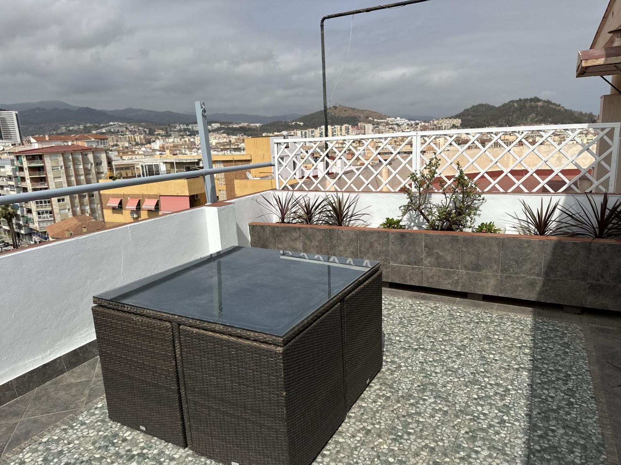 Apartamento Atico Plaza Bailen Malaga Centro Exterior foto